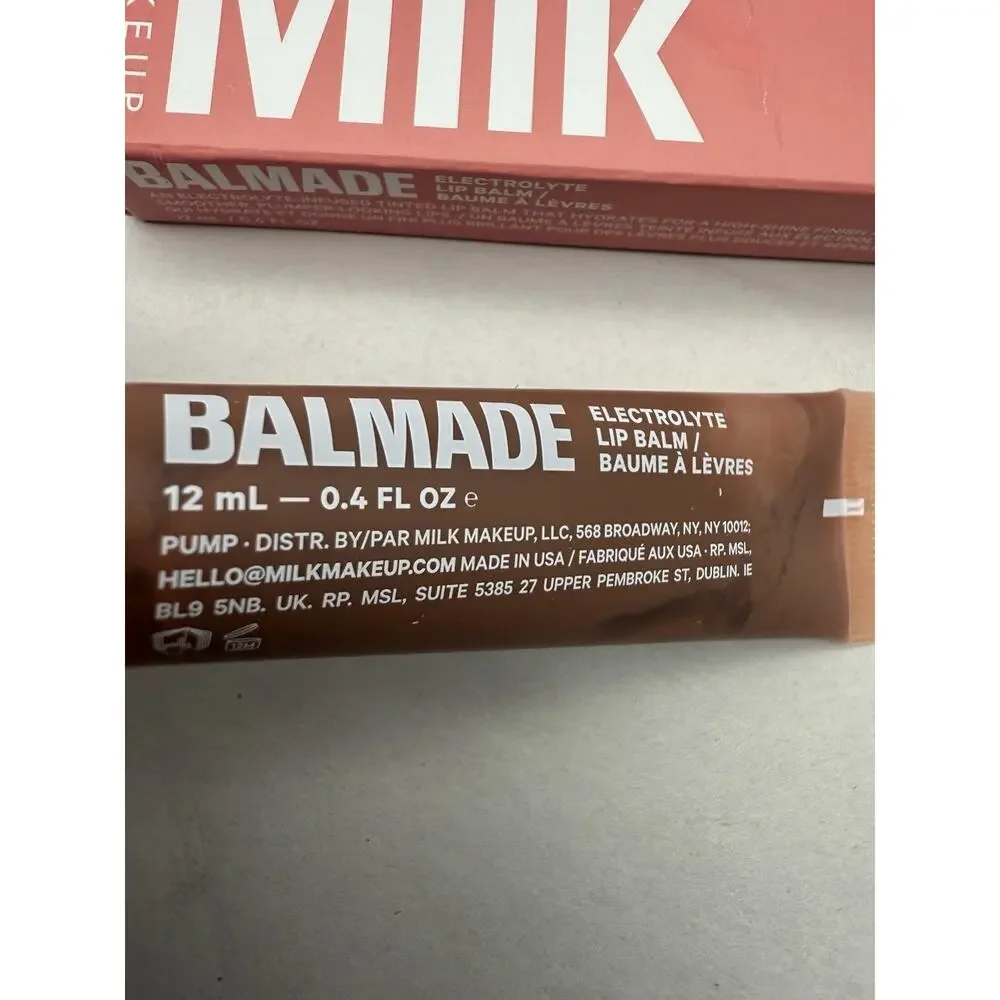 Milk Makeup Balmade Electrolyte Lip Balm~Pump~NIB~0.4 FL Oz *READ...